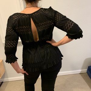 Free People cinch-waist top